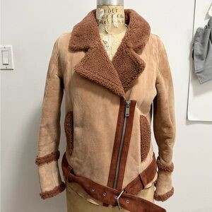 Scotch & Soda Brown Teddy Jacket